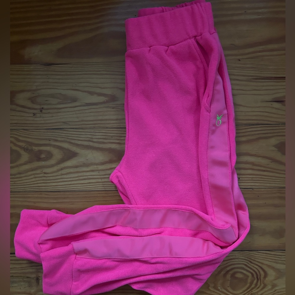 Dudley Stephens Pink Sweatpants Relaxed Fit Joggers